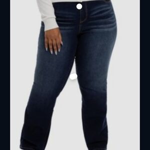 1822 Adrianna Skinny Jeans Size 6 Dark Wash Stretch Mid Rise